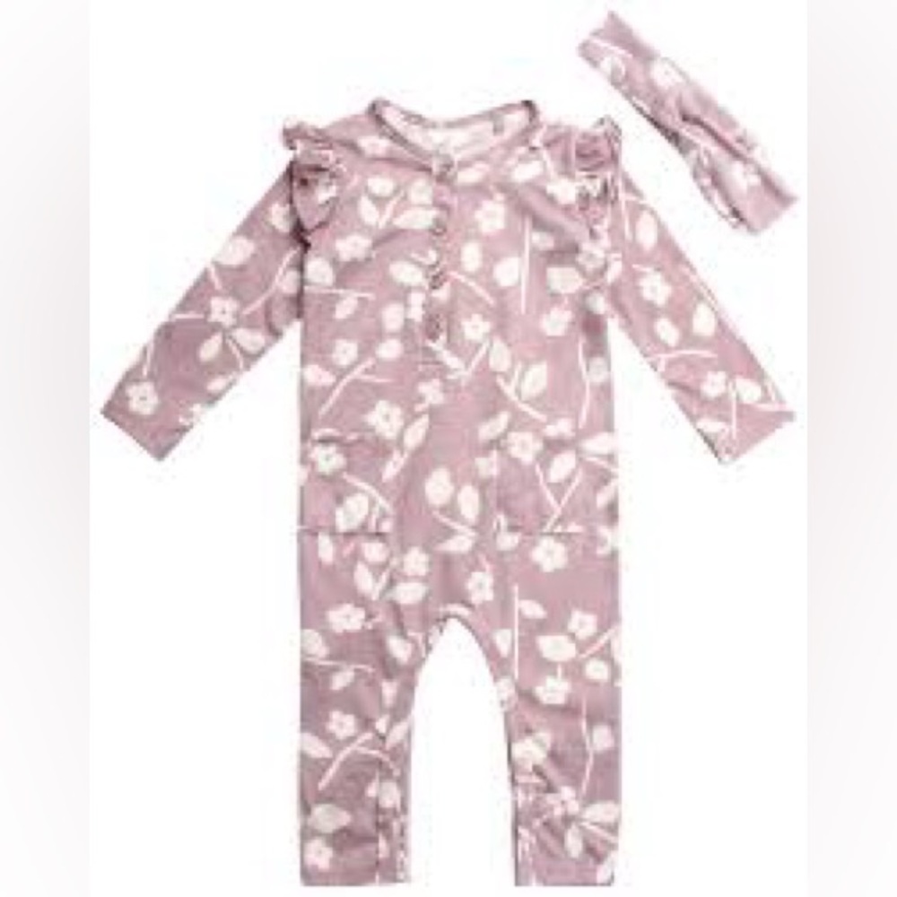 NWT Jessica Simpson Romper and Headband Set